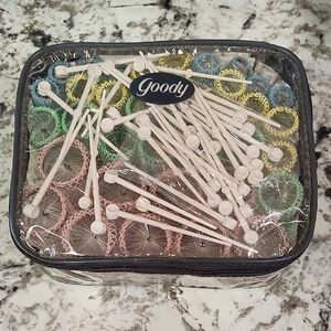 Vintage Goody Hair Roller Set with Case